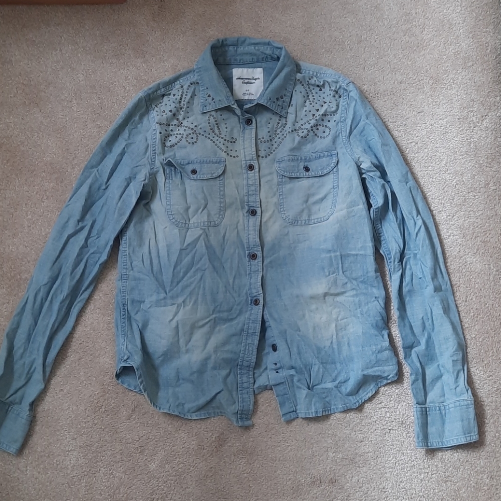 👢🐄Western style‎ blouse